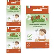 3 POST PICADA - CALMANTE DE PICADAS EM ADESIVO 20UN BABYDEAS