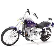 Miniatura Moto Fxdwg Dyna Wide Glide 2001 1/18 Roxo Maisto 31360