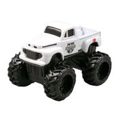 Miniatura Picape Dirt Demons Ford F1 Pickup 1948 1/64 Branco Maisto 15030