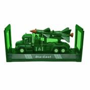 Miniatura Espc Caminhão Exército De Foguete 1/32 Nettoy