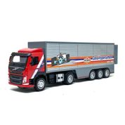 Miniatura Caminhão Volvo Contêiner C/ Luz E Som 1/50 Calif. Collectibles 68380