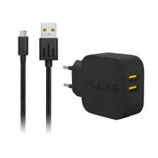 Kit Carregador de Parede Premium Charger Micro USB Pulse - CB152 CB152