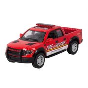 Miniatura Ford Raptor 2013 F150 SVT Bombeiro 1/46 Kinsmart KT5365DPR