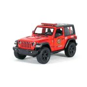 Miniatura Carro Jeep Wrangler 2018 Bombeiro 1:34 kinsmart KT5412DPR