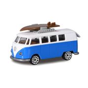 Miniatura Carro Volkswagen Kombi T1 1/64 Azul Majorette MAJ212053051CT1