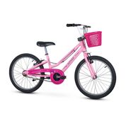 Bicicleta Infantil Aro 20 Nathor Bella Rosa