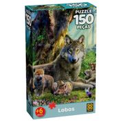 Puzzle 150 peças Lobos - Grow