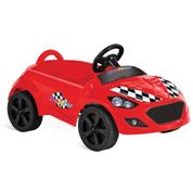 Carrinho a Pedal Infantil Roadster Vermelho Bandeirante