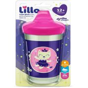 Copo Antivazamento Lillo Brilha no Escuro Rosa 320ml - 631531