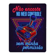 Placa Decorativa Não Encoste Zona Criativa 10082616