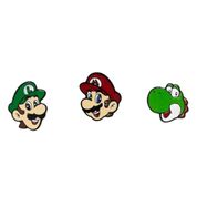 Kit de Pins Super Mario Bros Mario, Luigi e Yoshi Zona Criativa 10072604