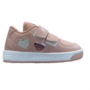 Tênis Infantil Via Vip Velcro Rosa