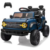 Carro Elétrico Infantil, Ford Bronco Raptor com Controle Remoto, 3 Velocidades, Suspensão nas 4 Rodas, Música via Bluetooth e Luzes LED, 12V, YOFE,