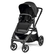 Carrinho de Bebê Compacto de Simples a Duplo, Fabricado na Itália, Peg Perego Ypsi, Preto