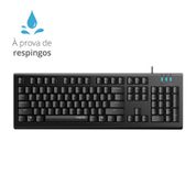Teclado c/ Fio Resist. Água USB Preto Rapoo NK1800 - RA018OUT [Reembalado] RA018OUT