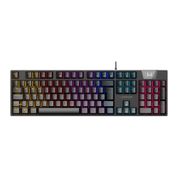 Teclado Gamer Mecânico Royal Score, Full Size, Blue Switch, ABNT2, RGB Preto Warrior - TC313OUT [Reembalado] TC313OUT