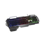 Teclado Gamer Warrior Zuberi Superfície Metal LED - TC210OUT [Reembalado] TC210OUT