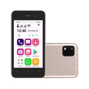 Smartphone Conecta Lite 32GB 3G Wi-Fi Tela 4 pol. Dual Chip 1GB RAM Android 10 (Go edition) Gold - OB056OUT [Reembalado] OB056OUT