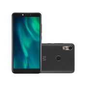 Smartphone Multilaser F 3G 32GB - 5.5 pol. Dual Chip 1GB RAM - 5MP + 5MP Android 9.0 (Go edition) Quad Core - Preto - P9130OUT [Reembalado] P9130OUT