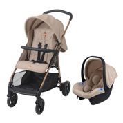 Carrinho de Bebê com Bebê Conforto Burigotto Travel System Lui e Materna Mon Amour