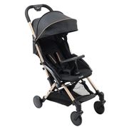 Carrinho de Bebê Burigotto Up Dobráve para Passeio até 15kg Black Preto