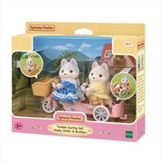 Sylvanian Families Conj Bicicleta Dupla Irmã/Irmão Huskys 5637