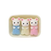 Sylvanian Families - Trigêmeos Rato Marshmallow Epoch 5337