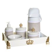 Kit Higiene Gold Com 6 Peças E Capa