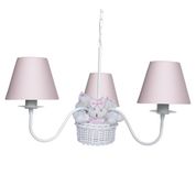 Lustre 3L Toys Claro Ursinha Rosa