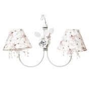 Lustre 2L Primavera Transparente 2 Flores G Branco