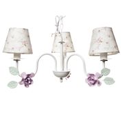 Lustre 3L Simples 3 Flores G Rosa