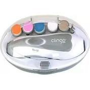 KIT MANICURE ELETRICO CINZA BRANCO CLINGO