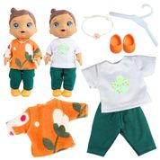 KIT ROUPA BONECA PARA BABY ALIVE - TULIPA - 6 PÇS