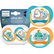 CHUPETA ULTRA AIR TARTARUGA BE HAPPY 6-18M - PHILIPS AVENT