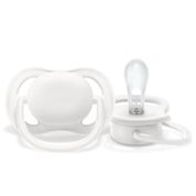 CHUPETA ULTRA AIR UNITARIA BRANCA LISA 6-18M - PHILIPS AVENT