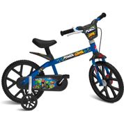 Bicicleta Aro 14 Infantil Azul Power Game - Bandeirante 3047