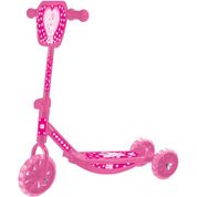 Patinete Rosa Com 3 Rodas até 40 kg - CIE Ytt-07Ro-Lx