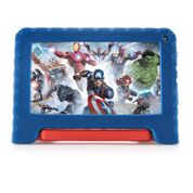 Tablet Avengers com Controle Parental 4GB RAM + 64GB + Tela 7 pol + Case + Wi-fi + Android 13  + Quad Core Multi - NB417OUT [Reembalado] NB417OUT