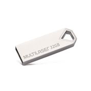 Pen drive Multilaser Diamond 32GB USB 2.0 Metálico - PD851OUT [Reembalado] PD851OUT