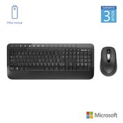 Combo Microsoft Teclado e Mouse Sem Fio Desktop 2000 Usb Preto - M7J-00021OUT [Reembalado] M7J00021OUT