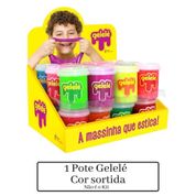 Massinha Gelelé Slime Pote Tradicional 152g - Cor Sortida