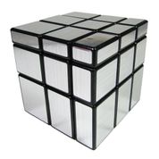 Cubo Mágico 3x3 - Espelhado Prateado Profissional