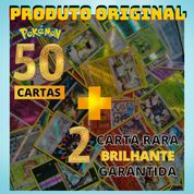 25 Cartas Pokemon Original Sem Repetições Com 01 Brilhante Garantida