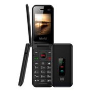 Celular Flip Vita 4G Dual Chip MP3 Preto Multi - P9227 P9227