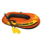 Bote Inflável Explorer 200 Intex 2 Pessoas Até 95kg + Remo + Bomba