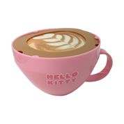 Xicara Cappuccino Hello Kitty Rosa Latte Art FUN F0142-3