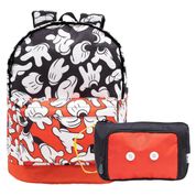 Kit Mochila Unissex Mickey Disney + Estojo Mickey Mouse Disney Xeryus