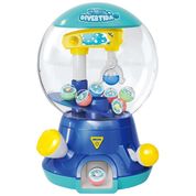 Mini Maquina De Pegar Bichinho Infantil Garra Bola Azul Dm Toys