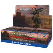 Magi The Gathering Commander Legends Batalha por Baldur's Gate Caixa de Boosters de Draft 480 Cartas