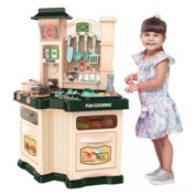 Cozinha Infantil Água Luz Som e Solta Fumaça 77cm - Shiny Toys